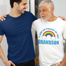 Camiseta Orgullosos de mis abuelos arcoiris nietos