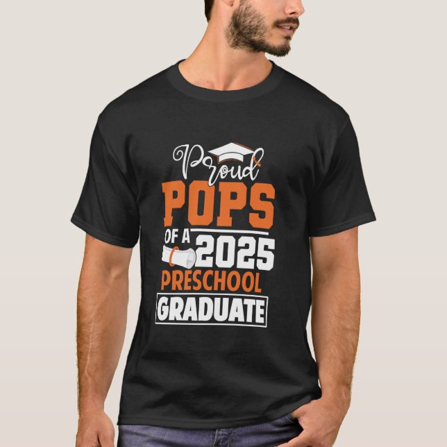 Camiseta Orgullosos Gopos De 2025 Graduados De Preescolar D (Anverso)