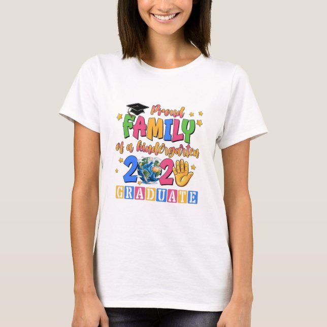 Camiseta Orgullosos graduados de familia en 2025 (Anverso)