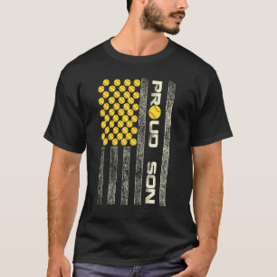 Camiseta Orgullosos hombres banderas norteamericanas deport