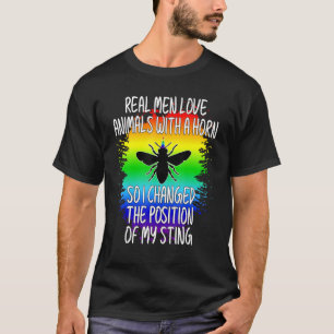 Camiseta Orgullosos hombres gay orgullo LGBTQ divertido api