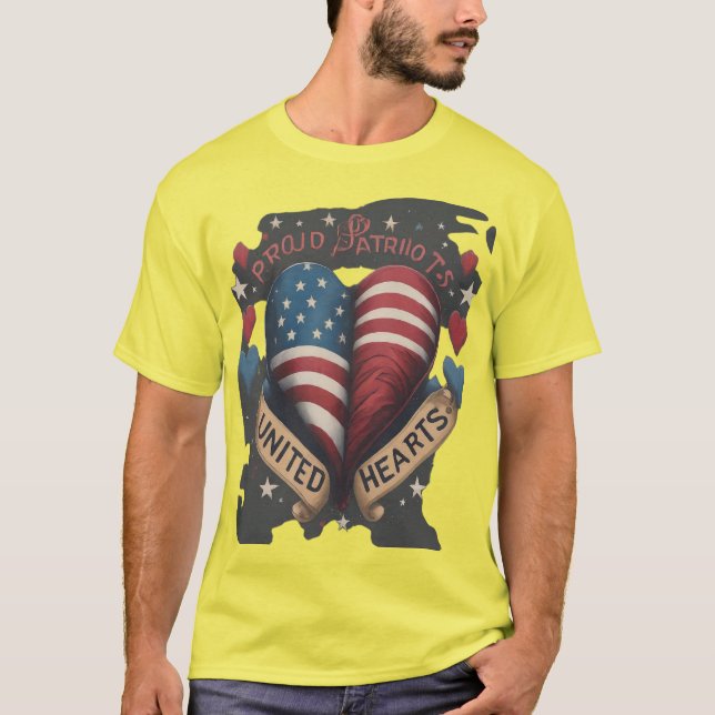 Camiseta Orgullosos patriotas uniformados (Anverso)