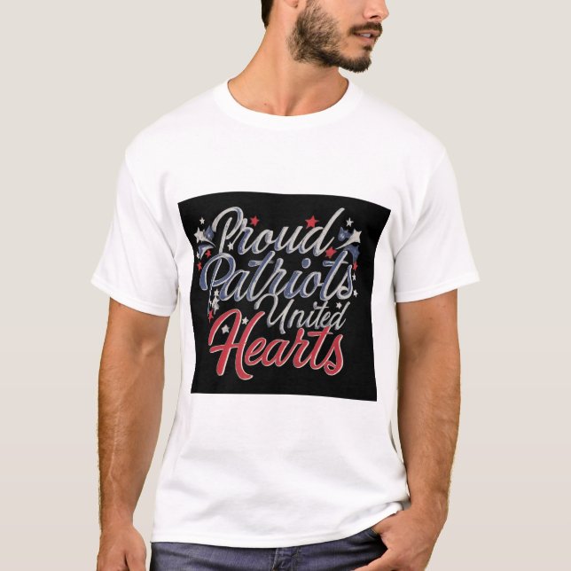 Camiseta Orgullosos patriotas uniformados (Anverso)