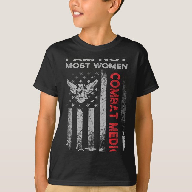Camiseta Orgullosos Regalos De Veteranos Médicos De Campo D (Anverso)