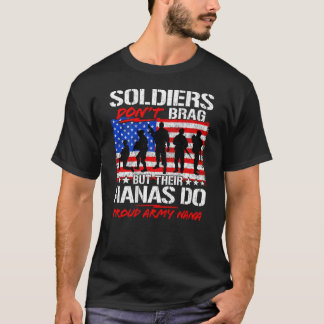 Camiseta Orgullosos soldados del orgullo militar Nana Shirt
