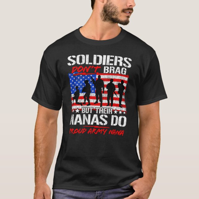 Camiseta Orgullosos soldados del orgullo militar Nana Shirt (Anverso)