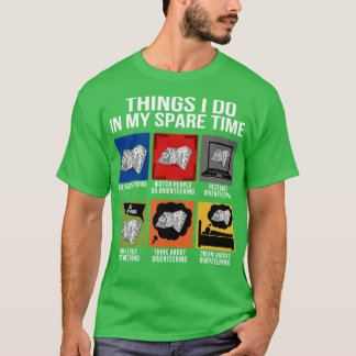 Camiseta Orientación de las cosas Tiempo de Ahorro Ir Res O