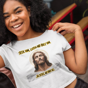 Camiseta Orientación divina: Buscar, escuchar, obey