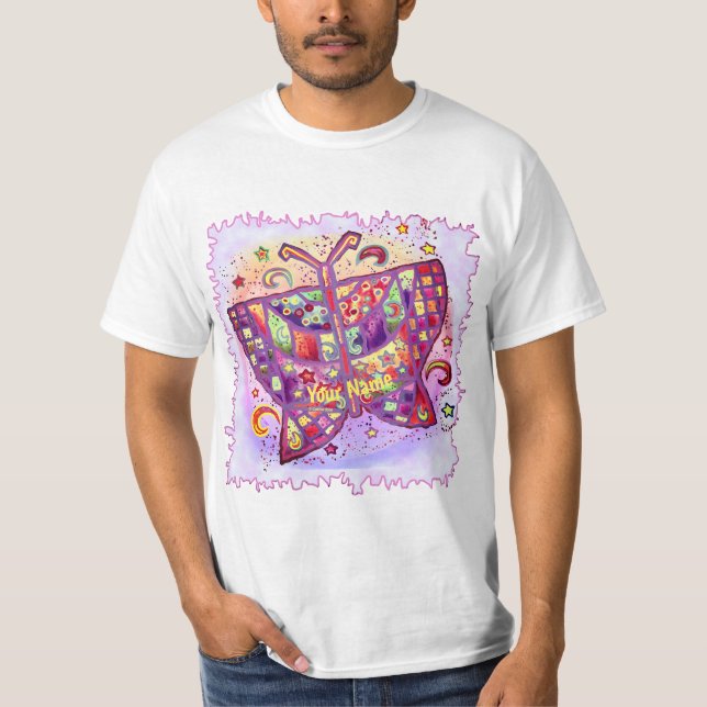 Camiseta Oriental Butterfly (Anverso)