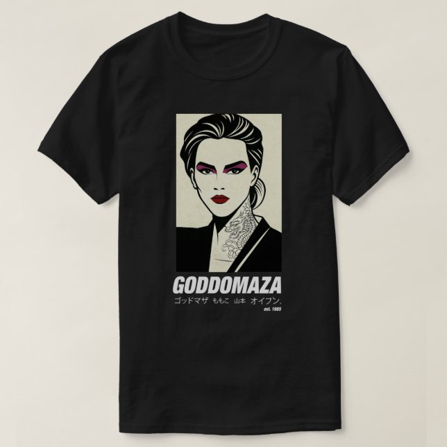 CAMISETA ORIENTE DE GODDOMAZA, 1985 PT. 5 TEE NEGRO (Diseño del anverso)