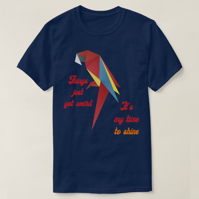 Camiseta origami (Diseño del anverso)
