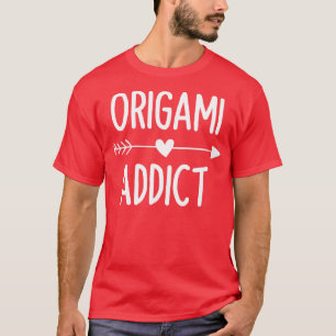 Camiseta Origami Addict Cute Regalos para los amantes de la