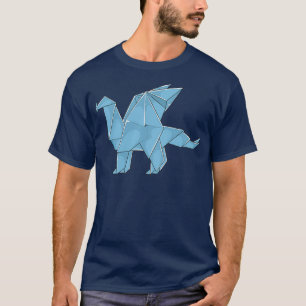 Camiseta Origami Animal Shirt Hombres Mujeres Papel Craf