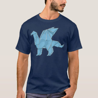 Camiseta Origami Animal Shirt Hombres Mujeres Papel Craf