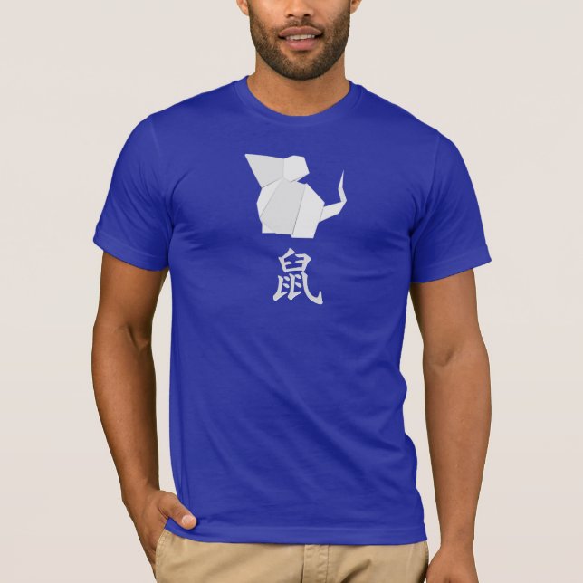 Camiseta Origami Año de la Rata (Anverso)