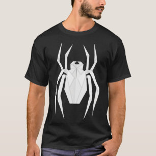 Camiseta origami araña