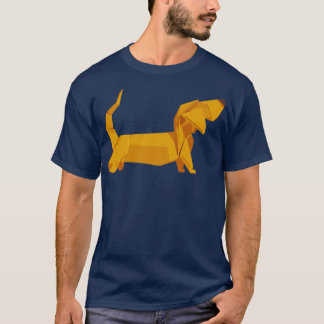 Camiseta Origami Basset