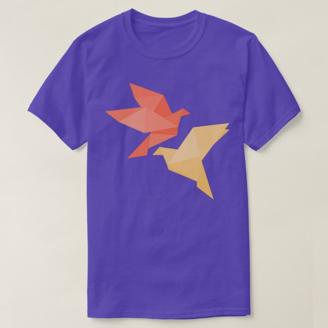 Camiseta Origami Bird 41 (Diseño del anverso)