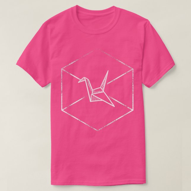 Camiseta Origami Bird 62 (Diseño del anverso)
