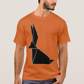 Camiseta Origami Black Bunny