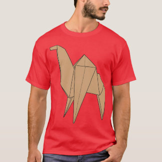Camiseta Origami Camel Light Brown