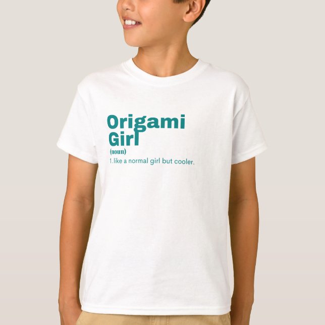 Camiseta Origami Chica (Anverso)