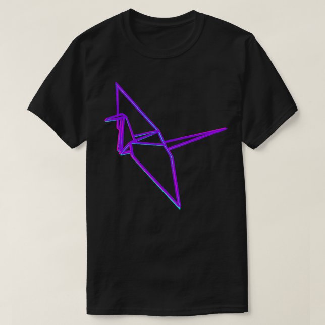 Camiseta Origami Crane 9 (Diseño del anverso)