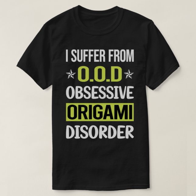 Camiseta Origami de amor obsesivo (Diseño del anverso)