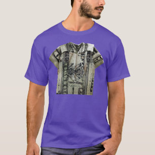 Camiseta Origami de billete de dólar y corbata