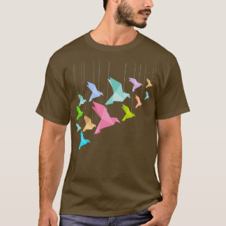Camiseta origami de pájaro 1