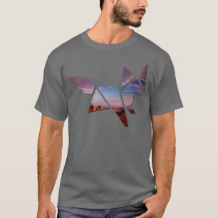 Camiseta origami de zorro 10