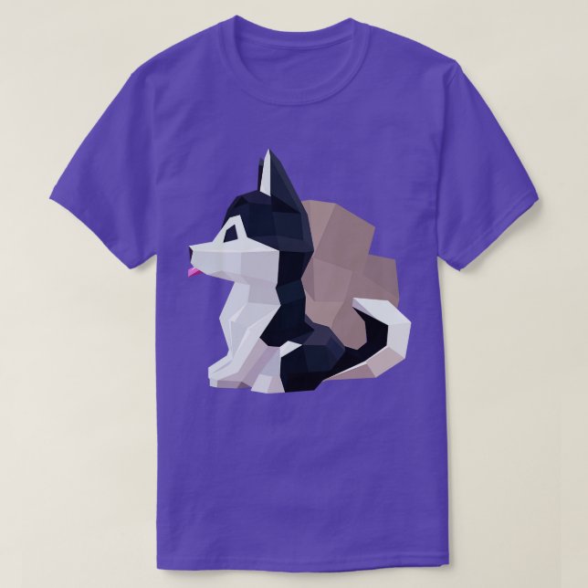 Camiseta Origami Dog (Diseño del anverso)