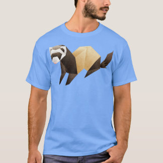 Camiseta Origami Ferret