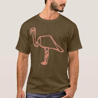Camiseta Origami Flamingo 9