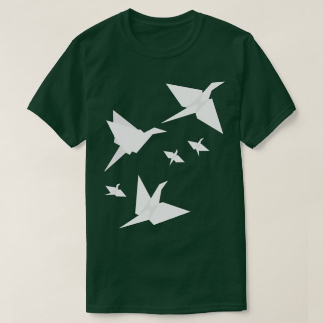 Camiseta Origami Flights azul claro (Diseño del anverso)