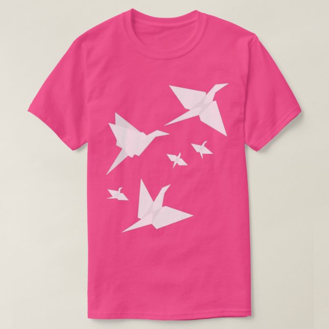 Camiseta Origami Flights Red (Diseño del anverso)