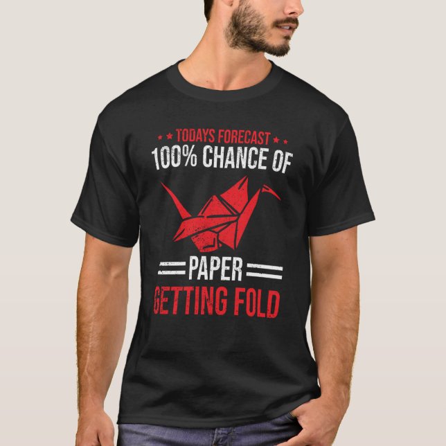 Camiseta Origami Forecast Paper Getting Fold (Anverso)