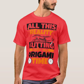 Camiseta Origami Funny Saying Hobby
