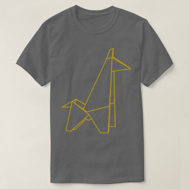 Camiseta Origami Giraffe 4 (Diseño del anverso)