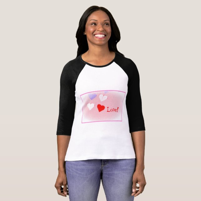 Camiseta Origami Hearts of Love Shirt (Anverso completo)