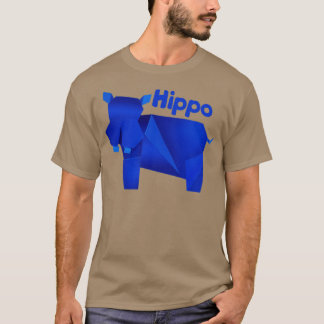 Camiseta Origami Hippo 1