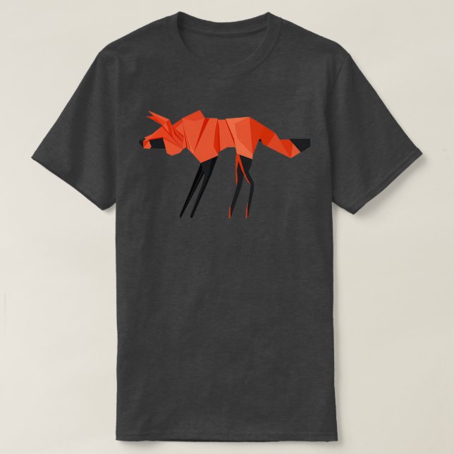 Camiseta Origami Hyena (Diseño del anverso)