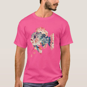 Camiseta Origami japonés Fugu Puffer pez T para Japón
