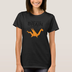 Camiseta Origami japonés y colorido kirigami origami 3