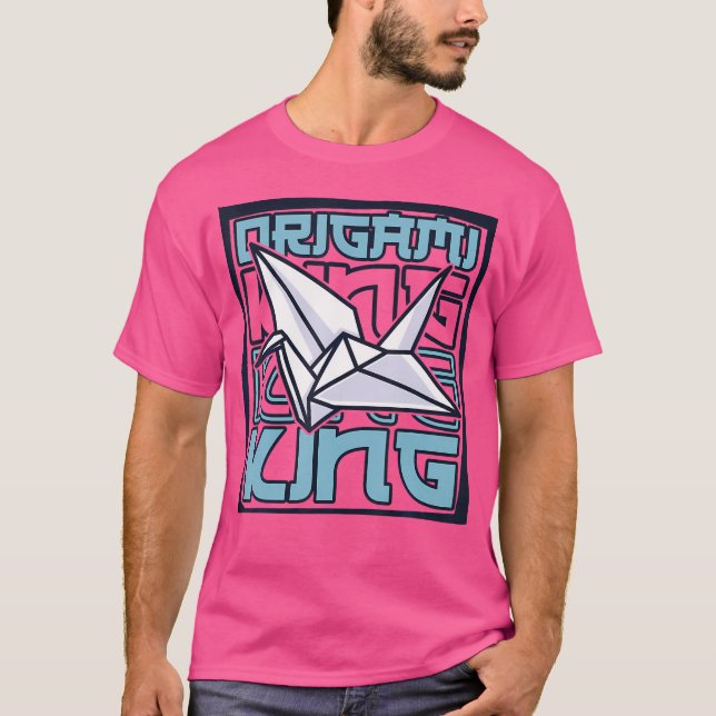 Camiseta Origami King Paper Crane Foll Master Origam (Anverso)