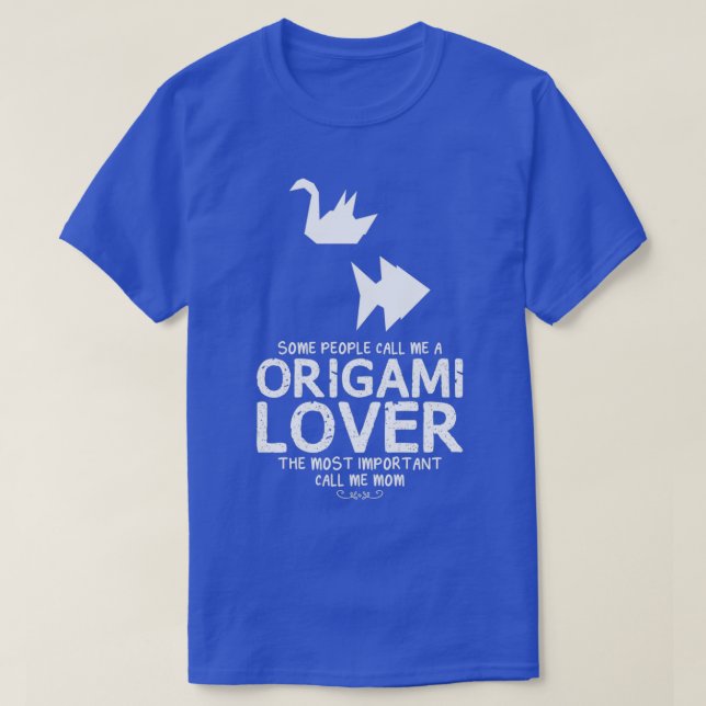 Camiseta Origami Lover Mom Gracioso Diseño Para Regalo (Diseño del anverso)