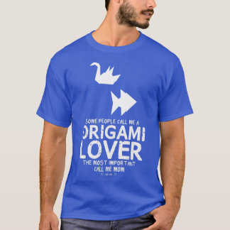 Camiseta Origami Lover Mom Gracioso Diseño Para Regalo