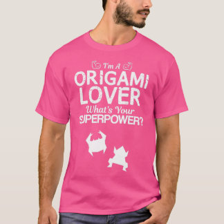 Camiseta Origami Lover Super Funny Design For Gift