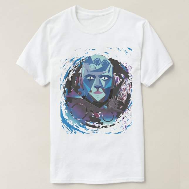 Camiseta Origami Man (Diseño del anverso)