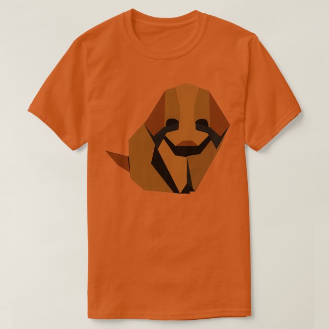 Camiseta Origami Mascota (Diseño del anverso)